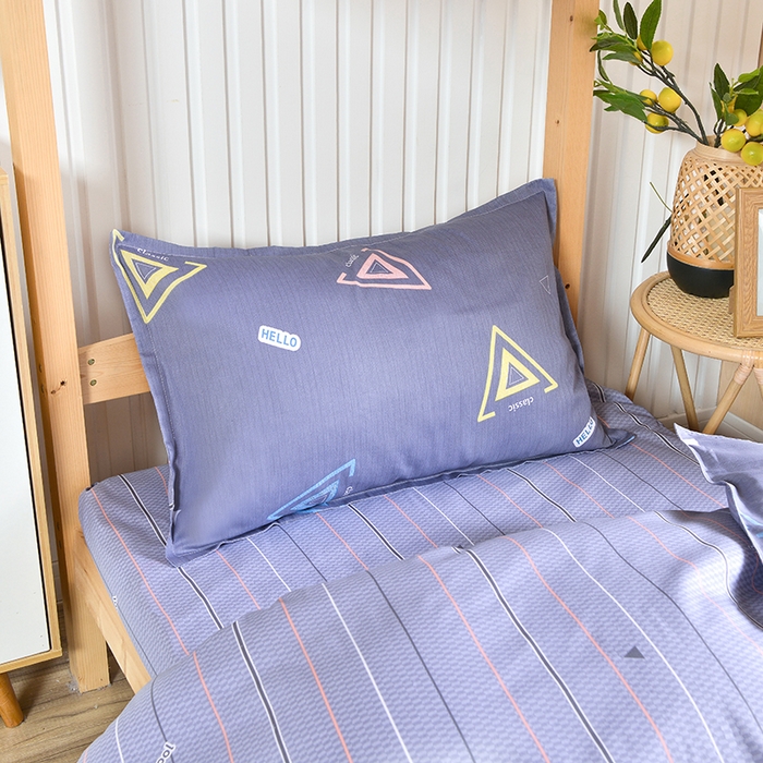 91家纺网 家纺一手货源 找家纺 小雨家纺 2026新款12868纯棉三件套 夏末-灰