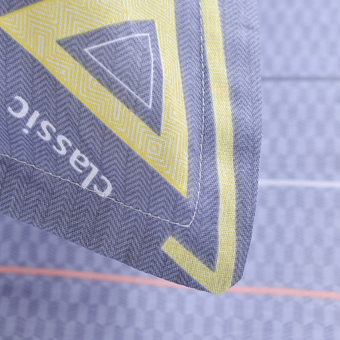 91家纺网 家纺一手货源 找家纺 小雨家纺 2026新款12868纯棉三件套 夏末-灰