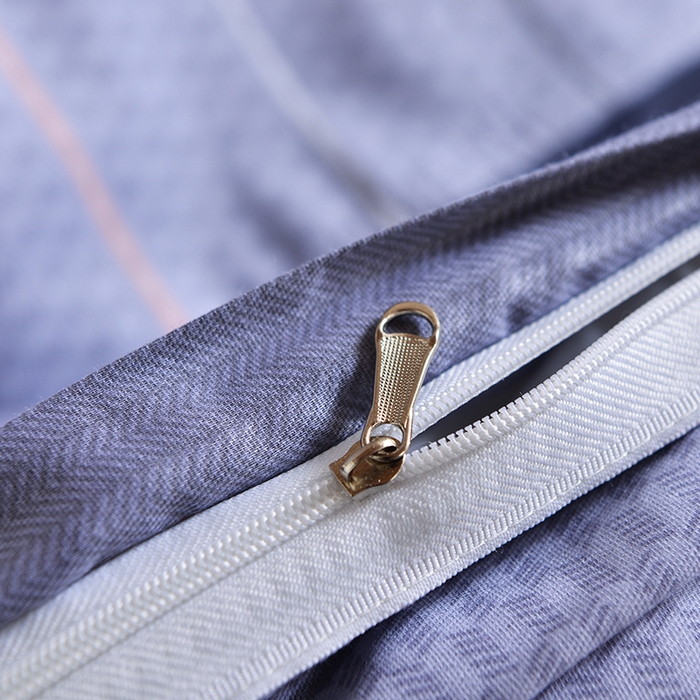 91家纺网 家纺一手货源 找家纺 小雨家纺 2026新款12868纯棉三件套 夏末-灰