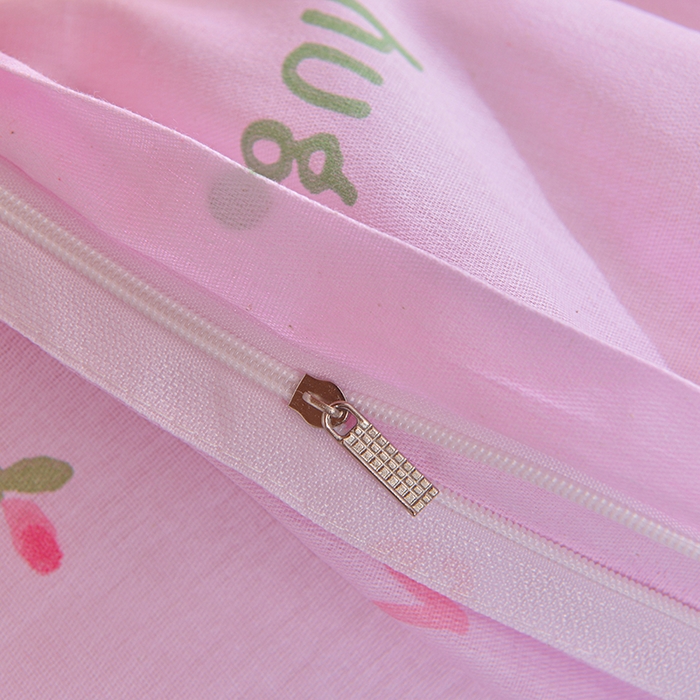 91家纺网 家纺一手货源 找家纺 小雨家纺 2026新款12868纯棉三件套 望夏花艺-粉