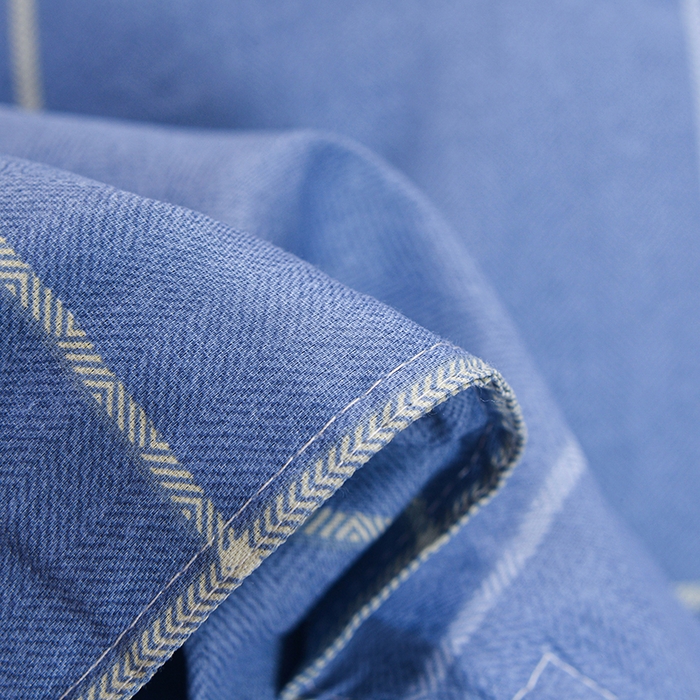 91家纺网 家纺一手货源 找家纺 小雨家纺 2026新款12868纯棉三件套 诗意人生蓝