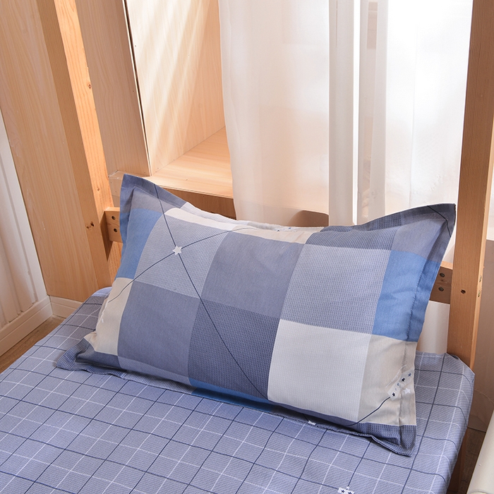 91家纺网 家纺一手货源 找家纺 小雨家纺 2026新款12868纯棉三件套 三体-深蓝