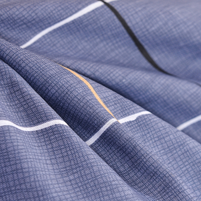 91家纺网 家纺一手货源 找家纺 小雨家纺 2026新款12868纯棉三件套 润天格-灰