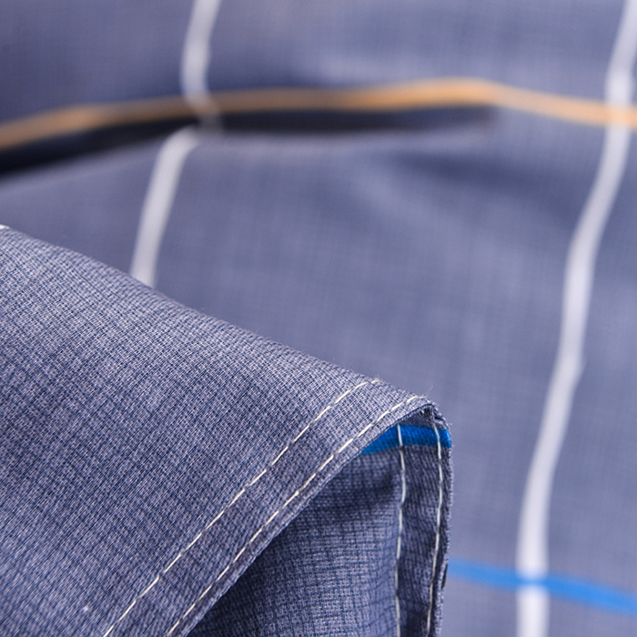 91家纺网 家纺一手货源 找家纺 小雨家纺 2026新款12868纯棉三件套 润天格-灰