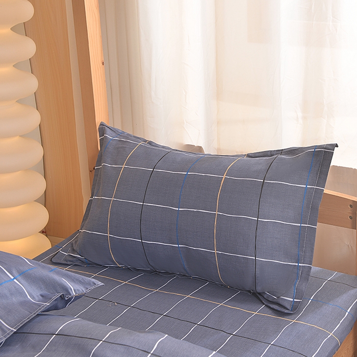 91家纺网 家纺一手货源 找家纺 小雨家纺 2026新款12868纯棉三件套 润天格-灰