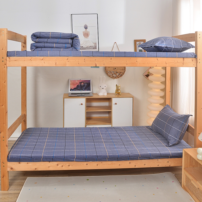 91家纺网 家纺一手货源 找家纺 小雨家纺 2026新款12868纯棉三件套 润天格-灰