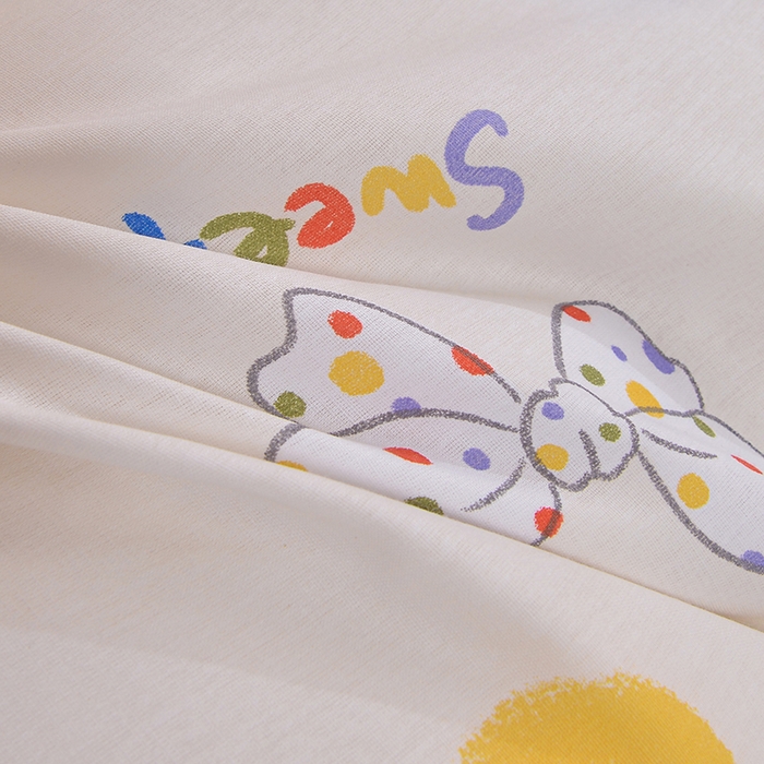 91家纺网 家纺一手货源 找家纺 小雨家纺 2026新款12868纯棉三件套 浓情蜜意-米