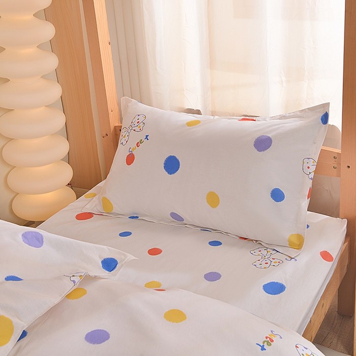 91家纺网 家纺一手货源 找家纺 小雨家纺 2026新款12868纯棉三件套 浓情蜜意-米