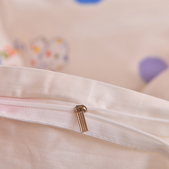 91家纺网 家纺一手货源 找家纺 小雨家纺 2026新款12868纯棉三件套 浓情蜜意-米