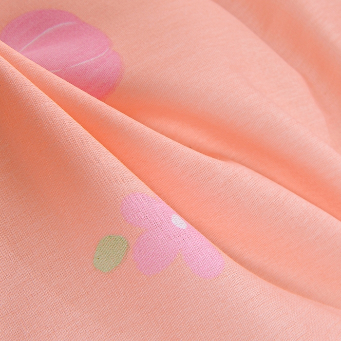 91家纺网 家纺一手货源 找家纺 小雨家纺 2026新款12868纯棉三件套 南瓜派-桔