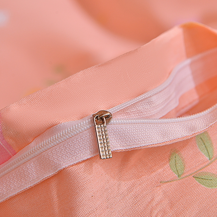 91家纺网 家纺一手货源 找家纺 小雨家纺 2026新款12868纯棉三件套 南瓜派-桔