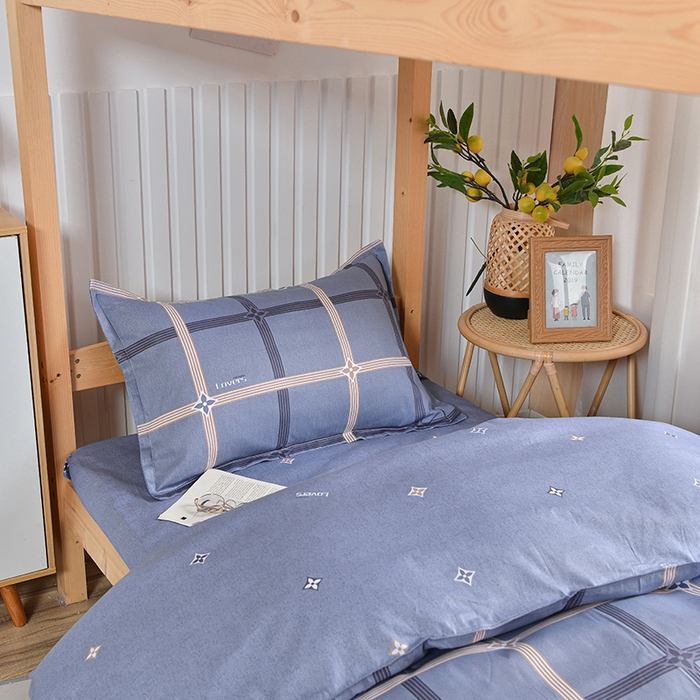 91家纺网 家纺一手货源 找家纺 小雨家纺 2026新款12868纯棉三件套 爱尚-灰