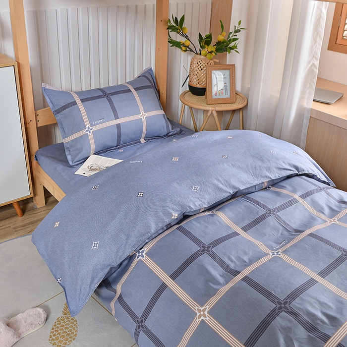 91家纺网 家纺一手货源 找家纺 小雨家纺 2026新款12868纯棉三件套 爱尚-灰