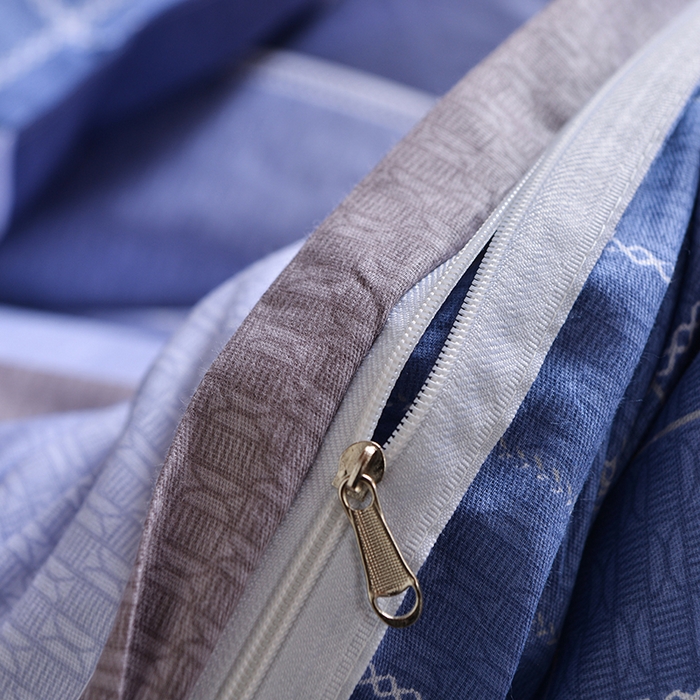 91家纺网 家纺一手货源 找家纺 小雨家纺 2026新款12868纯棉三件套 锦里-灰