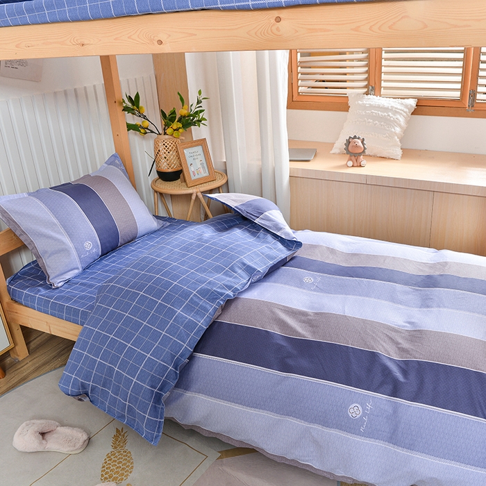 91家纺网 家纺一手货源 找家纺 小雨家纺 2026新款12868纯棉三件套 锦里-灰