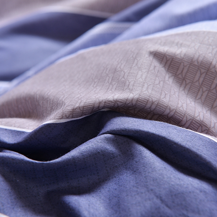 91家纺网 家纺一手货源 找家纺 小雨家纺 2026新款12868纯棉三件套 锦里-灰