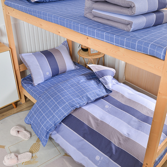 91家纺网 家纺一手货源 找家纺 小雨家纺 2026新款12868纯棉三件套 锦里-灰