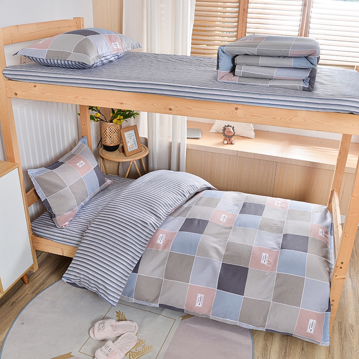 91家纺网 家纺一手货源 找家纺 小雨家纺 2026新款12868纯棉三件套 洛菲情怀-粉