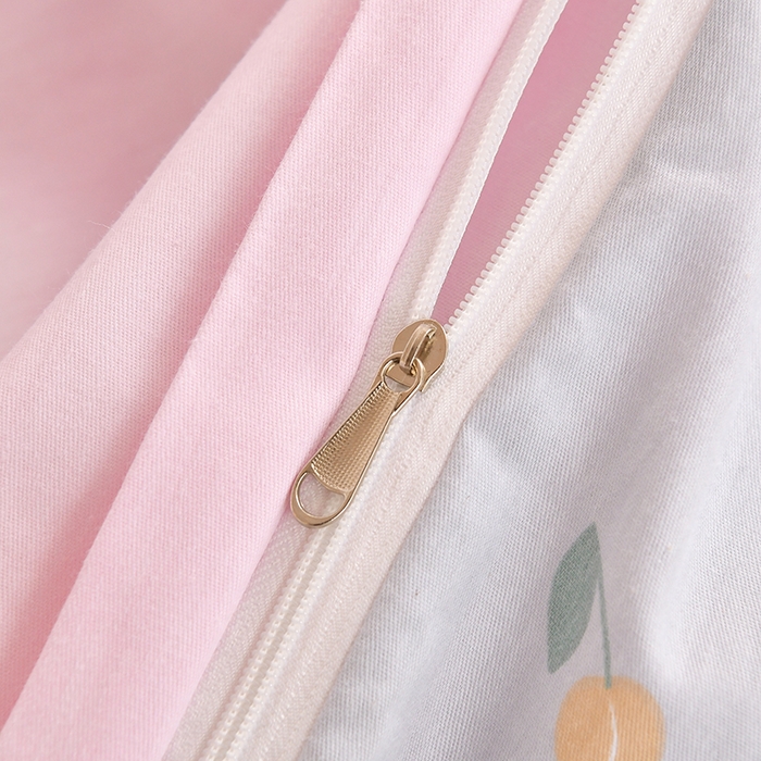 91家纺网 家纺一手货源 找家纺 乐旗家纺 2024新款13372全棉学生宿舍床单款三件套纯棉六件套 伊莲娜