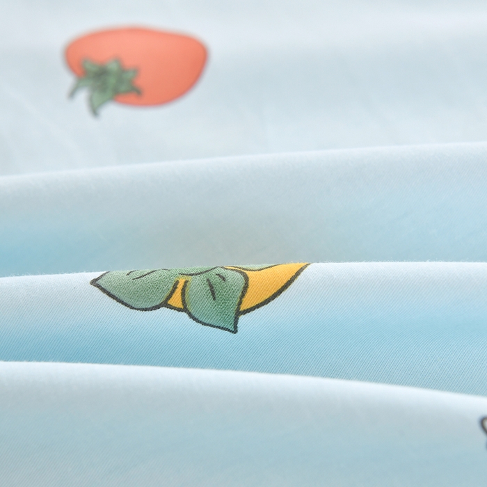 91家纺网 家纺一手货源 找家纺 乐旗家纺 2024新款13372全棉学生宿舍床单款三件套纯棉六件套 森森果绿