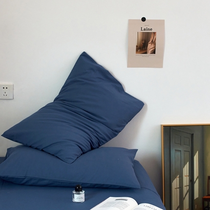 91家纺网 家纺一手货源 找家纺 （总）Mr.pig猪先生水洗棉 2025新款纯色水洗棉枕套