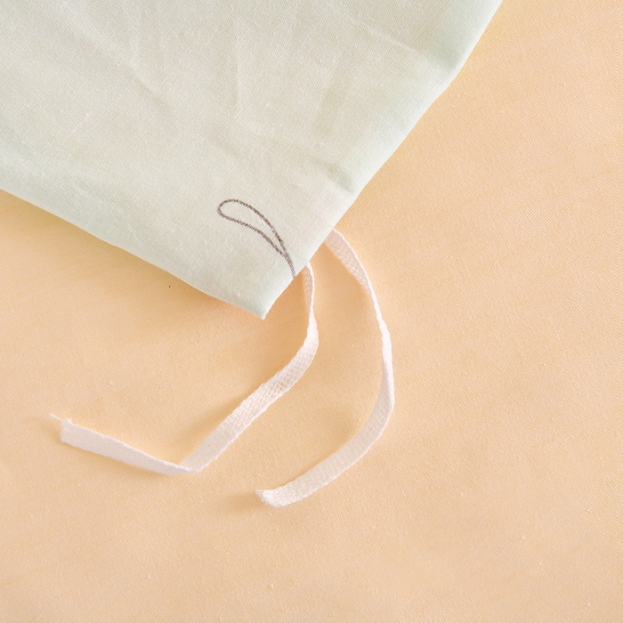 91家纺网 家纺一手货源 找家纺 乐旗家纺 2024新款13372全棉学生宿舍床单款三件套纯棉六件套 橙子汽水