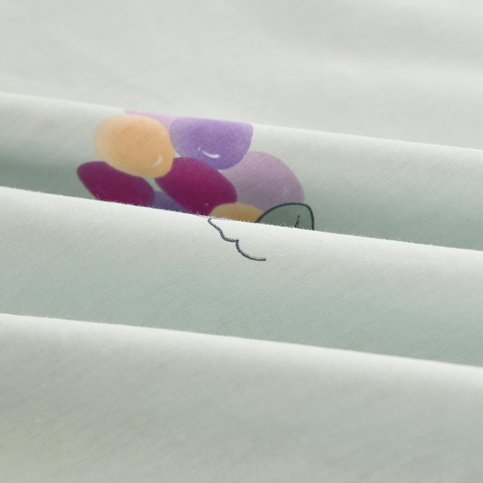 91家纺网 家纺一手货源 找家纺 乐旗家纺 2024新款13372全棉学生宿舍床单款三件套纯棉六件套 多肉葡萄