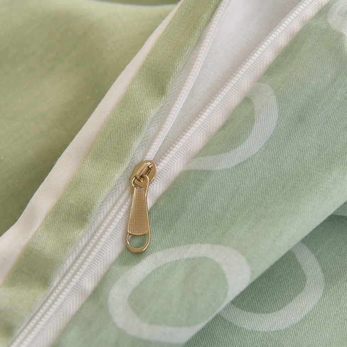 91家纺网 家纺一手货源 找家纺 乐旗家纺 2024新款13372全棉学生宿舍床单款三件套纯棉六件套 羊羊羊-绿