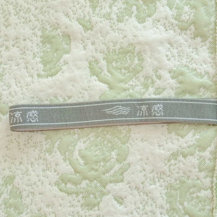 91家纺网 家纺一手货源 找家纺 慧菲 2025新款床盖款凉席三件套-玫瑰 玫瑰-绿