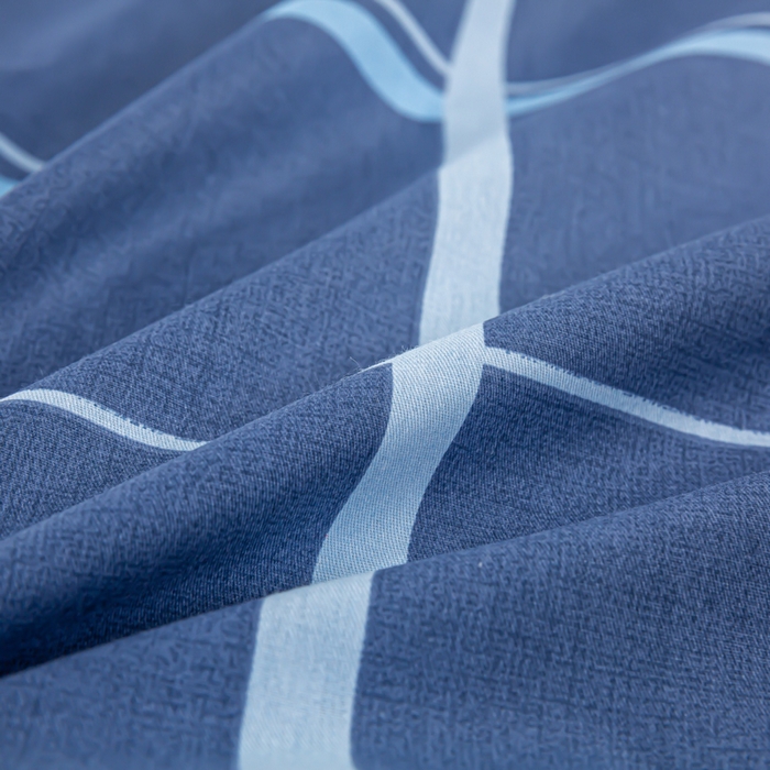 91家纺网 家纺一手货源 找家纺 上学郎家居 2025新款全棉13372学生三件套100棉单人床纯棉六件套学生宿舍床上用品 千百度