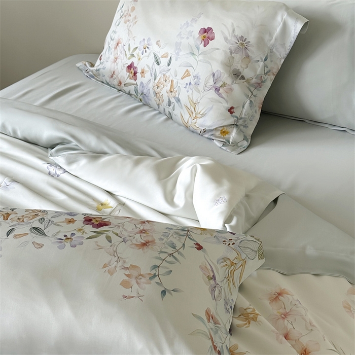 91家纺网 家纺一手货源 找家纺 （总）馨蕊家居 2025新款80SLF奥地利兰精天丝四件套-知否