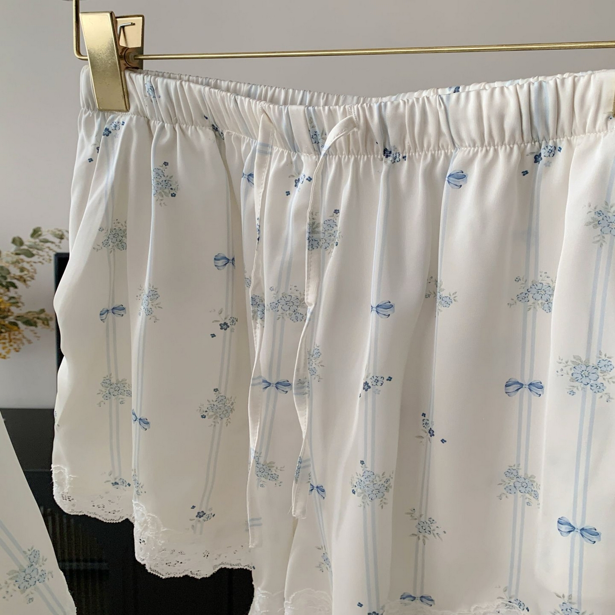 91家纺网 家纺一手货源 找家纺 （总）妍景2025新款冰雪丝-蓝风铃家居服