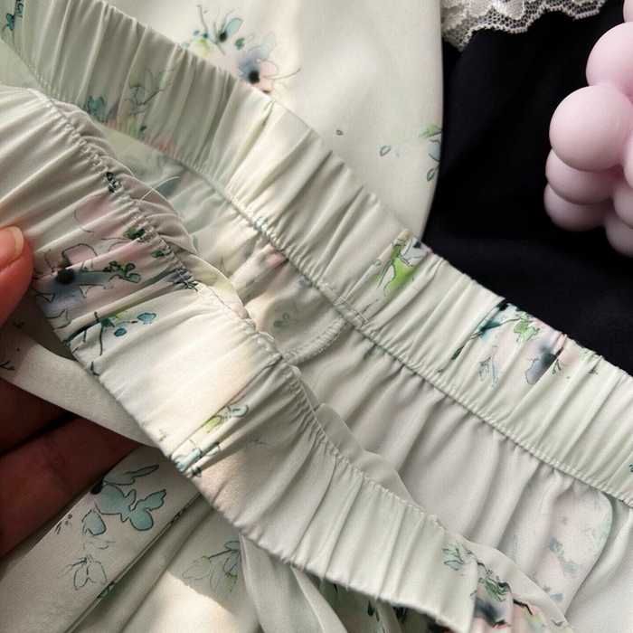 91家纺网 家纺一手货源 找家纺 （总）妍景2025新款冰雪丝-雨后花园家居服