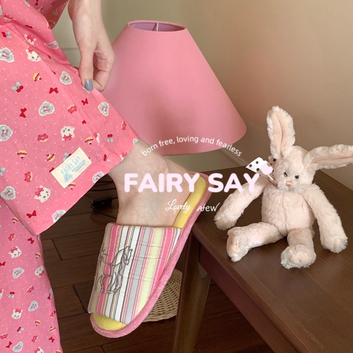 91家纺网 家纺一手货源 找家纺 妍景2025新款宅家少女睡衣短袖长裤 复古猫咪