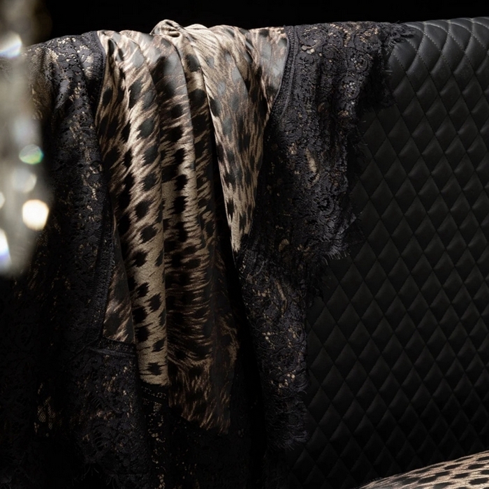 91家纺网 家纺一手货源 找家纺 仰望纺织2025新款高端色织大提花专柜加厚四件套韩式轻奢四件套 凯撒大帝