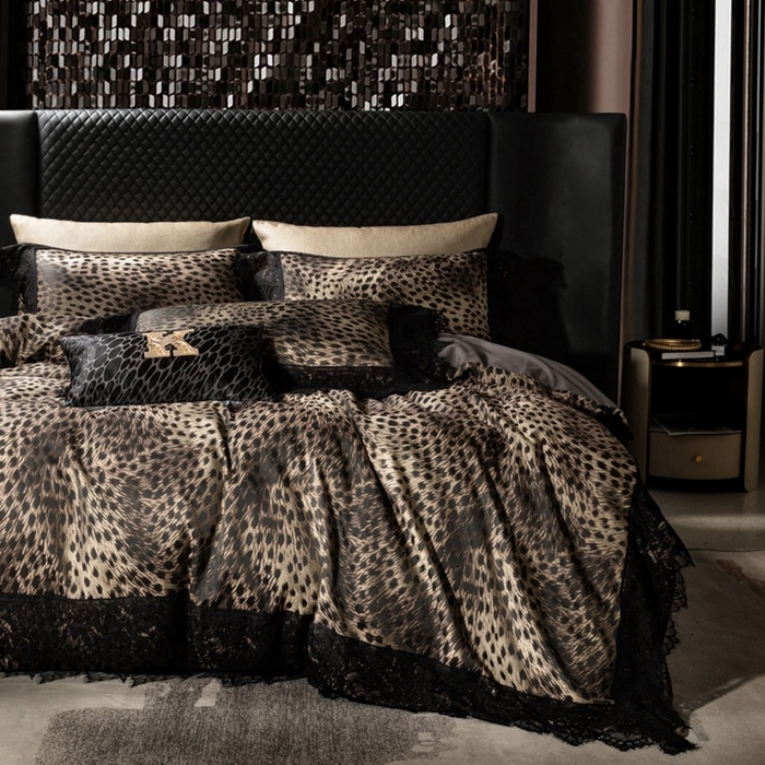 仰望纺织2025新款高端色织大提花专柜加厚四件套韩式轻奢四件套 凯撒大帝