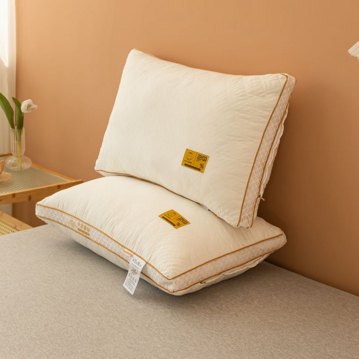 91家纺网 家纺一手货源 找家纺 卓昌枕芯2025新款大豆蛋白纤维枕立体网边枕头枕芯 高枕48*74cm