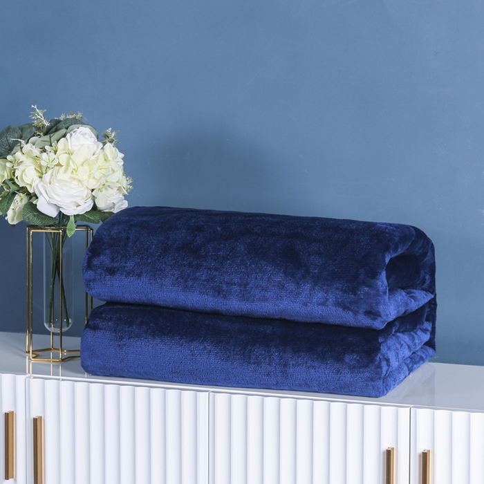 91家纺网 家纺一手货源 找家纺 （总）胜百毛毯2025新款素色200克法兰绒毯