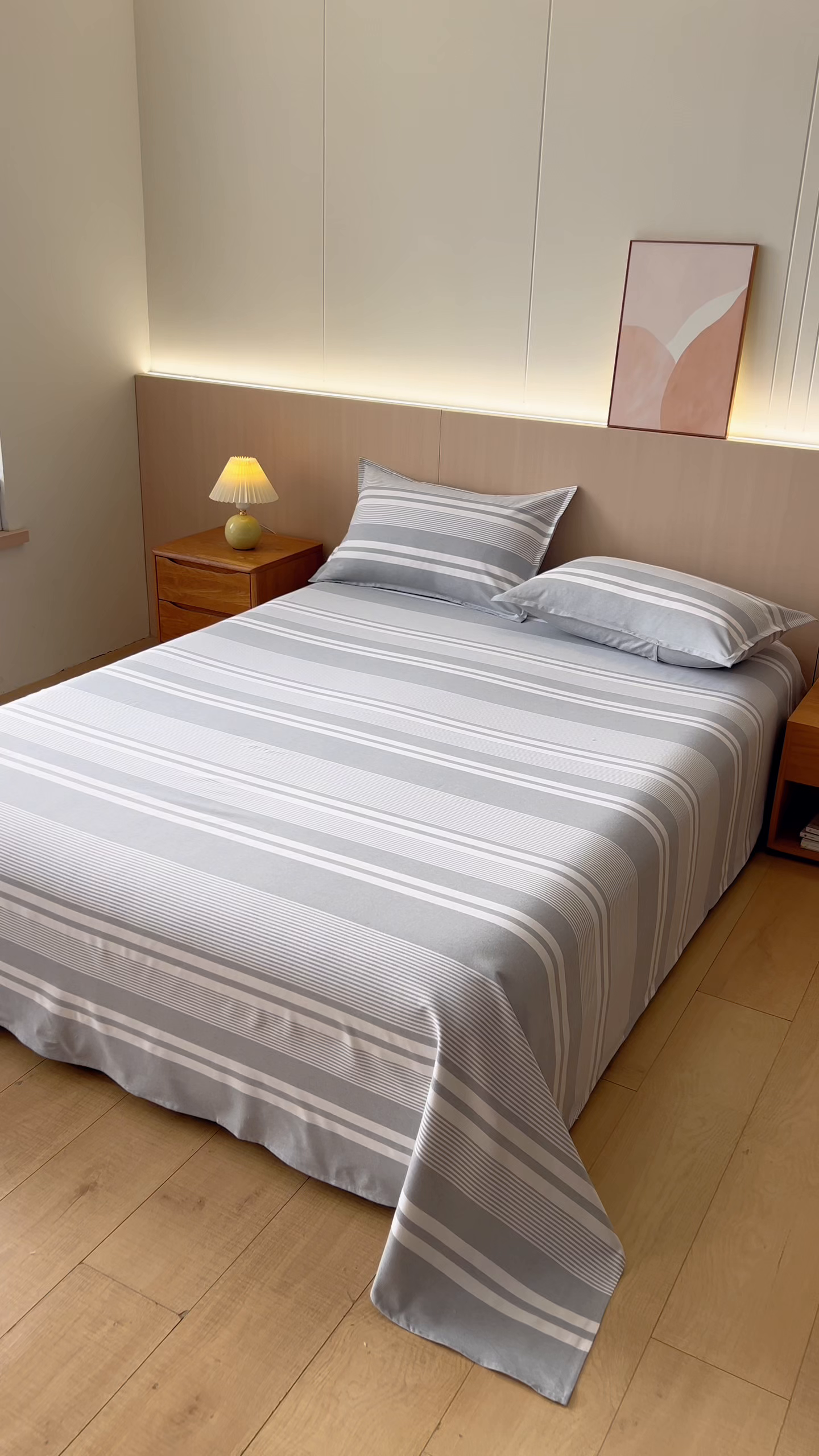 91家纺网 家纺一手货源 找家纺 （总）居美良品2025新款100%全棉色织老粗布床单