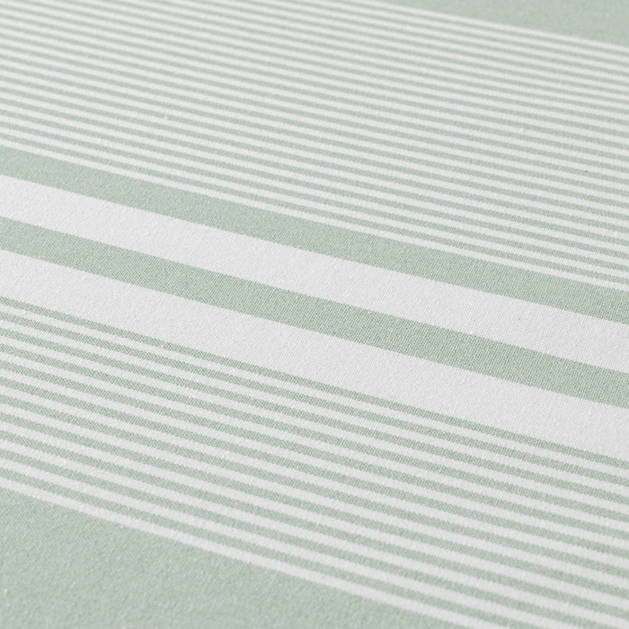 91家纺网 家纺一手货源 找家纺 居美良品2025新款100%全棉色织老粗布床单 云锦-淡绿