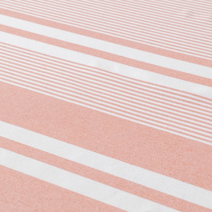 91家纺网 家纺一手货源 找家纺 居美良品2025新款100%全棉色织老粗布床单 云锦-抹红