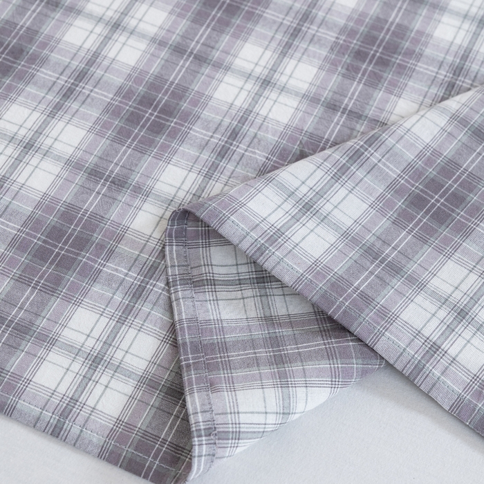 91家纺网 家纺一手货源 找家纺 居美良品2025新款100%全棉A类水洗棉床单 烟雨-灰