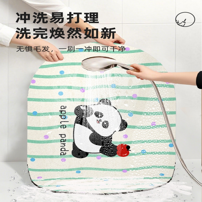 91家纺网 家纺一手货源 找家纺 卡初2025新款 硅藻泥-浴室 G-1412【竹林熊猫】50*80 