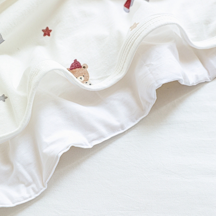 91家纺网 家纺一手货源 找家纺 耀悦家纺  2025新款A类纯棉针织棉夏被里外全棉可拆卸被套 baby熊