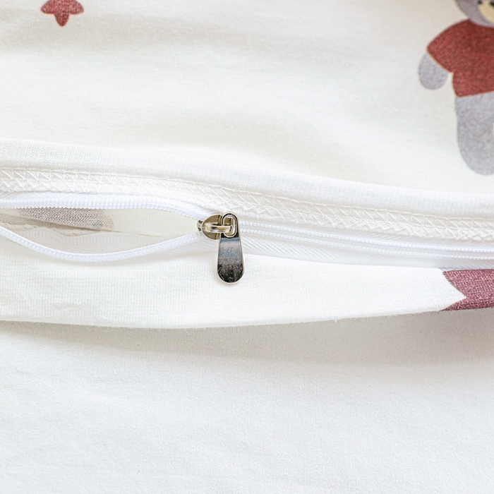 91家纺网 家纺一手货源 找家纺 耀悦家纺  2025新款A类纯棉针织棉夏被里外全棉可拆卸被套 baby熊