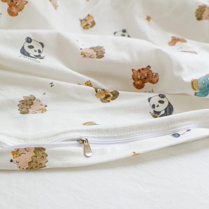 91家纺网 家纺一手货源 找家纺 耀悦家纺  2025新款A类纯棉针织棉夏被里外全棉可拆卸被套 游乐园