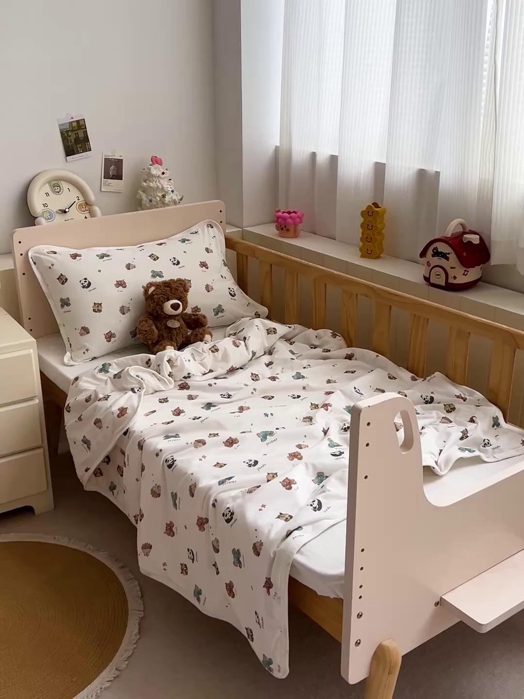 91家纺网 家纺一手货源 找家纺 耀悦家纺  2025新款A类纯棉针织棉夏被里外全棉可拆卸被套 游乐园