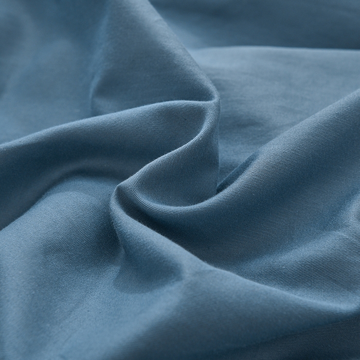 91家纺网 家纺一手货源 找家纺 宇彬家纺 2025直播新款13374全棉母婴级简约轻奢贴画纯色单被套斜纹贡缎新疆长绒贴标款无印风系列 简约-宾利蓝