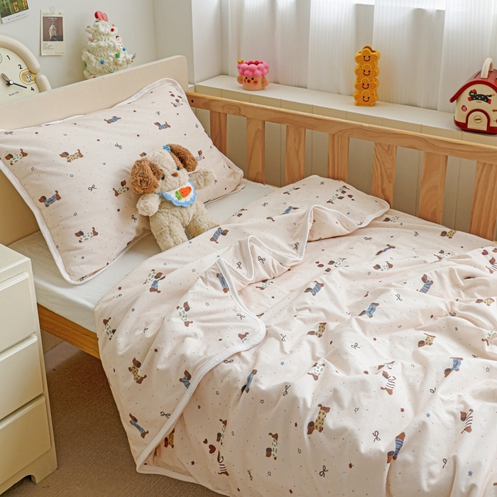 91家纺网 家纺一手货源 找家纺 （总）耀悦家纺  2025新款A类纯棉针织棉夏被里外全棉可拆卸被套