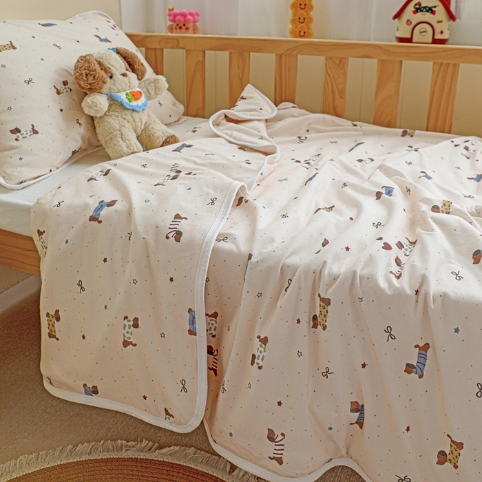 91家纺网 家纺一手货源 找家纺 （总）耀悦家纺  2025新款A类纯棉针织棉夏被里外全棉可拆卸被套